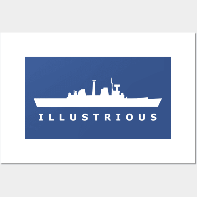 HMS Illustrious (R06) Wall Art by The Warshipologist